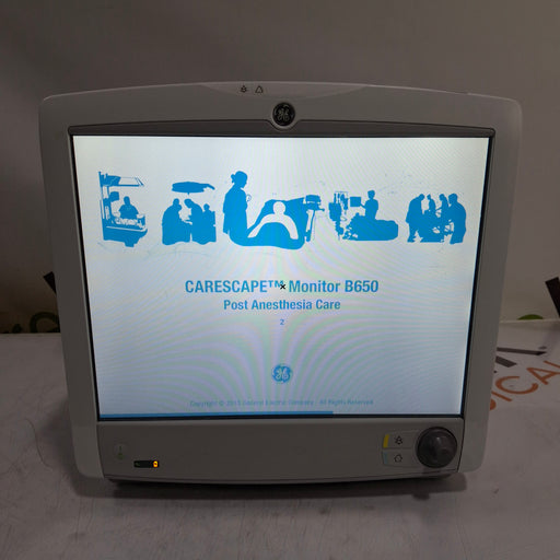 GE Healthcare GE Healthcare Carescape B650 Post Anesthesia Care Patient Monitor Patient Monitors reLink Medical