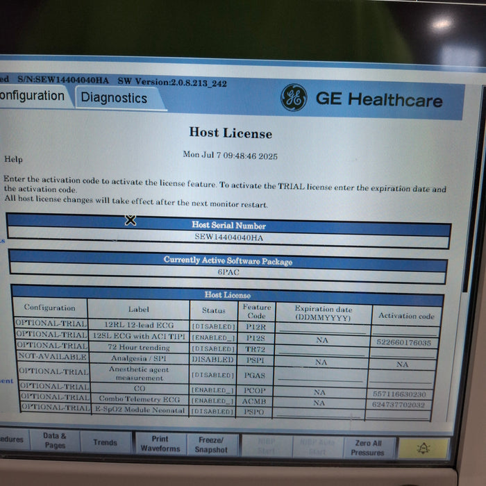 GE Healthcare GE Healthcare Carescape B650 Post Anesthesia Care Patient Monitor Patient Monitors reLink Medical