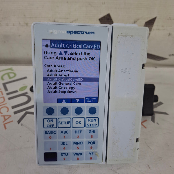 Baxter Sigma Spectrum 8.01.00 w/o Battery Infusion Pump