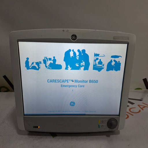 GE Healthcare GE Healthcare Carescape B650 Emergency Care Patient Monitor Patient Monitors reLink Medical