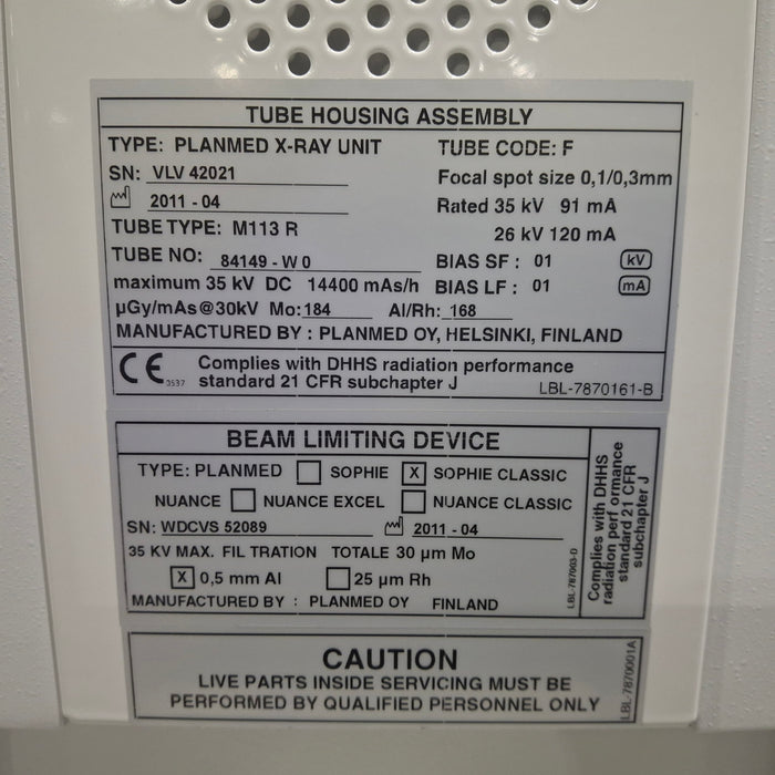 Planmed Planmed Sophie Classic Mammography Unit Mammography reLink Medical