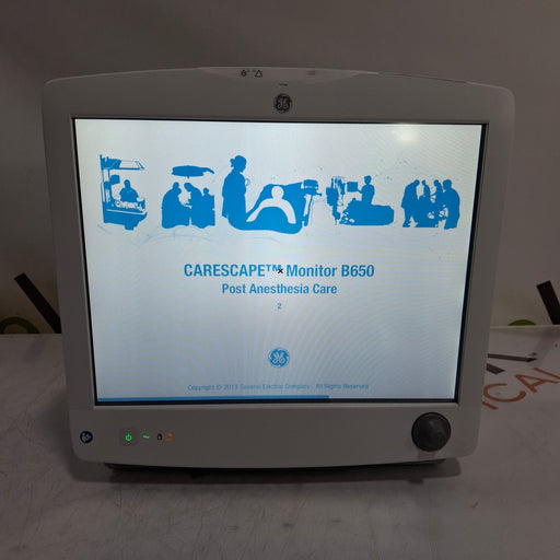 GE Healthcare GE Healthcare Carescape B650 Post Anesthesia Care Patient Monitor Patient Monitors reLink Medical
