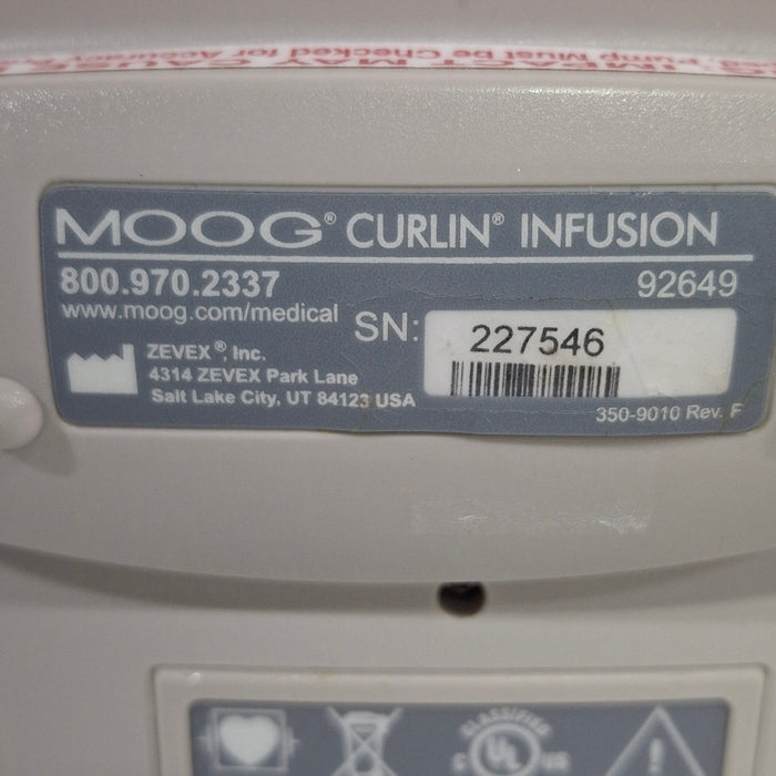 Moog Medical Moog Medical Curlin 6000 CMS Infusion Pump Infusion Pump reLink Medical