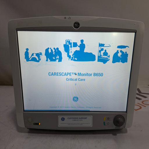 GE Healthcare GE Healthcare Carescape B650 Critical Care Patient Monitor Patient Monitors reLink Medical