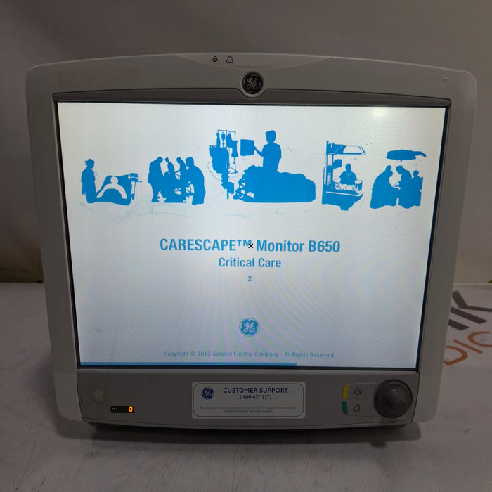 GE Healthcare GE Healthcare Carescape B650 Critical Care Patient Monitor Patient Monitors reLink Medical