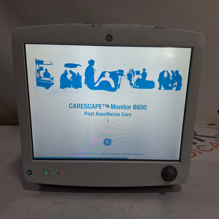 GE Healthcare GE Healthcare Carescape B650 Post Anesthesia Care Patient Monitor Patient Monitors reLink Medical