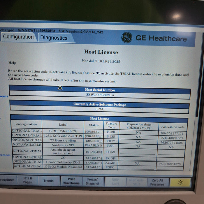 GE Healthcare GE Healthcare Carescape B650 Post Anesthesia Care Patient Monitor Patient Monitors reLink Medical