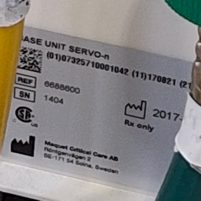 Maquet Servo N Ventilator