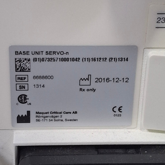 Maquet Servo N Ventilator