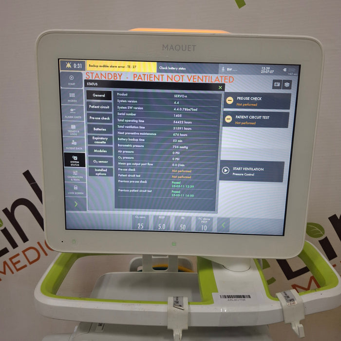 Maquet Servo N Ventilator