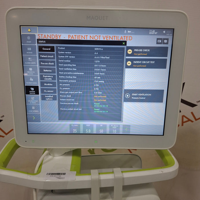 Maquet Maquet Servo N Ventilator Respiratory reLink Medical