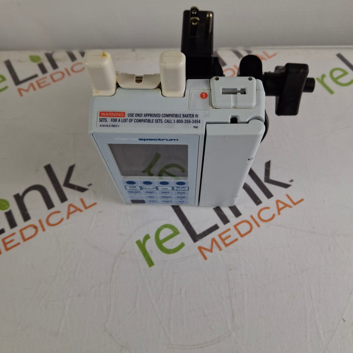 Baxter Baxter Sigma Spectrum 8.00.04 w/ A/B/G/N Battery Infusion Pump Infusion Pump reLink Medical