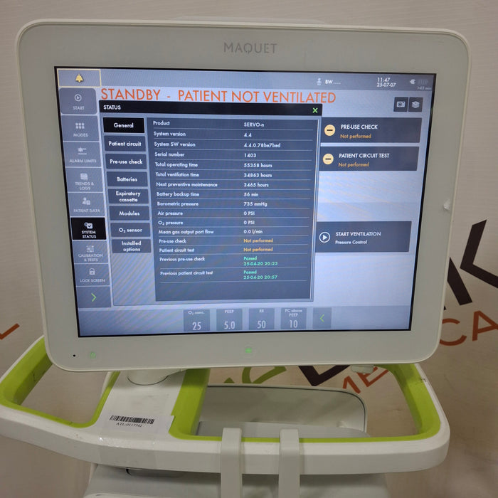 Maquet Maquet Servo N Ventilator Respiratory reLink Medical