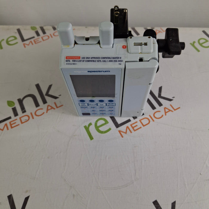 Baxter Baxter Sigma Spectrum 8.00.04 w/ A/B/G/N Battery Infusion Pump Infusion Pump reLink Medical