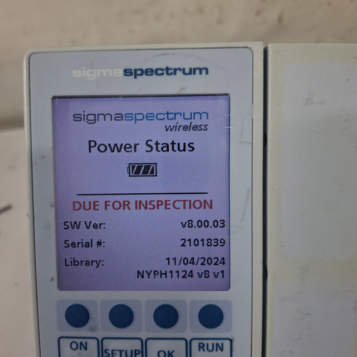 Baxter Baxter Sigma Spectrum 8.00.03 w/o Battery Infusion Pump Infusion Pump reLink Medical