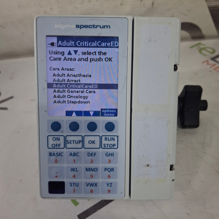 Baxter Baxter Sigma Spectrum 8.00.03 w/o Battery Infusion Pump Infusion Pump reLink Medical