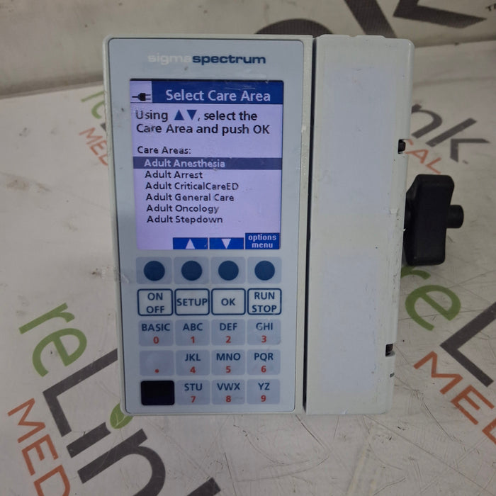 Baxter Sigma Spectrum 8.00.04 w/o Battery Infusion Pump