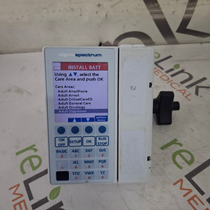Baxter Sigma Spectrum 8.01.00 w/o Battery Infusion Pump