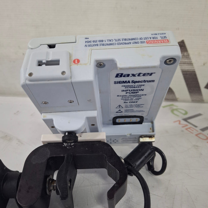 Baxter Sigma Spectrum 8.01.00 w/o Battery Infusion Pump