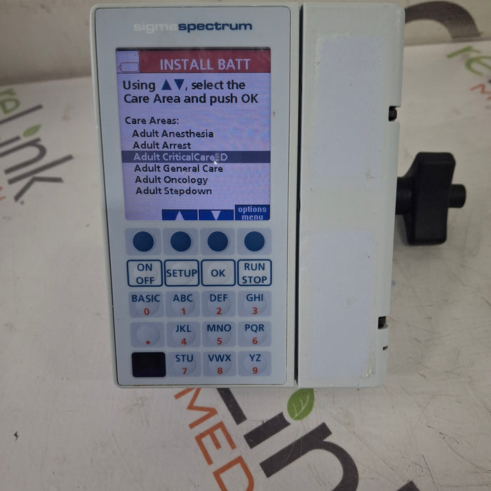 Baxter Sigma Spectrum 8.00.05 w/o Battery Infusion Pump