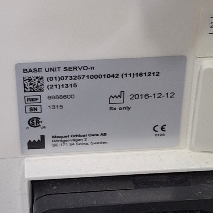 Maquet Maquet Servo N Ventilator Respiratory reLink Medical