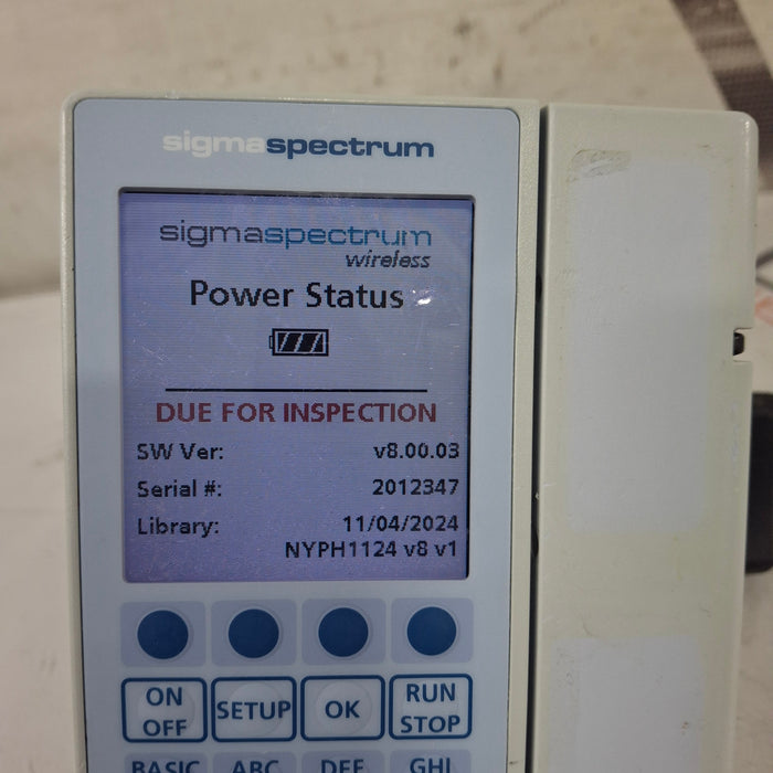 Baxter Baxter Sigma Spectrum 8.00.03 w/o Battery Infusion Pump Infusion Pump reLink Medical