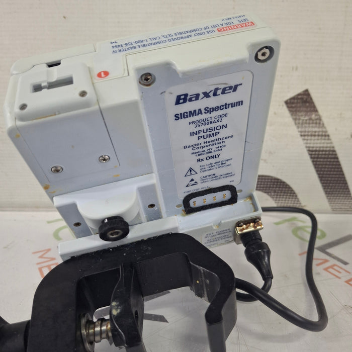 Baxter Baxter Sigma Spectrum 8.00.03 w/o Battery Infusion Pump Infusion Pump reLink Medical