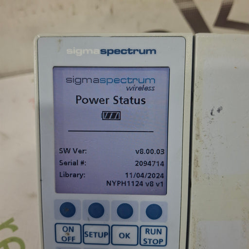 Baxter Baxter Sigma Spectrum 8.00.03 w/o Battery Infusion Pump Infusion Pump reLink Medical