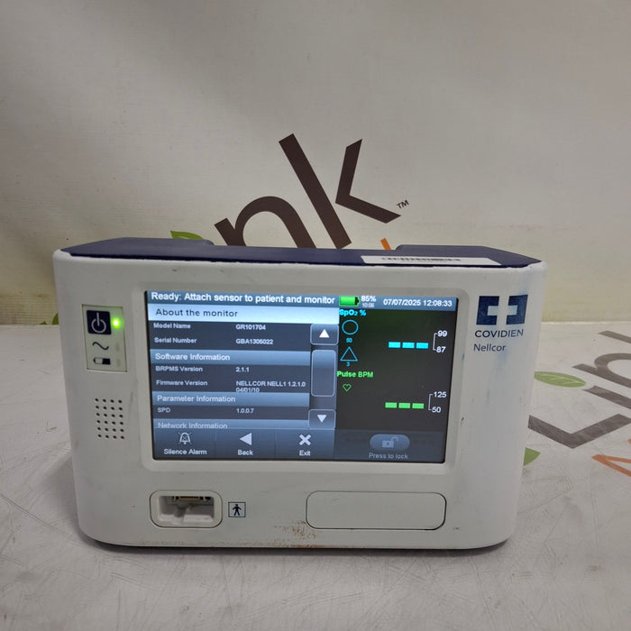 Covidien Covidien GR101704 Bedside Respiratory Patient Monitoring System Patient Monitors reLink Medical