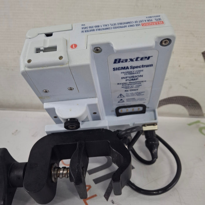 Baxter Sigma Spectrum 8.00.04 w/o Battery Infusion Pump