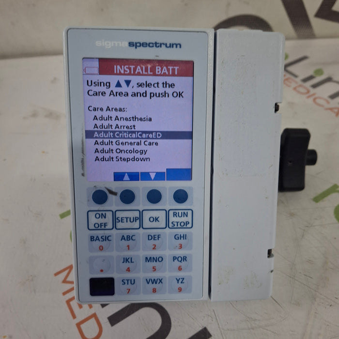 Baxter Sigma Spectrum 8.01.00 w/o Battery Infusion Pump
