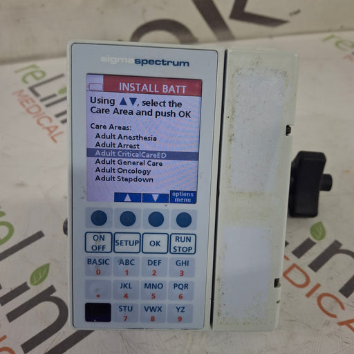 Baxter Baxter Sigma Spectrum 8.00.03 w/o Battery Infusion Pump Infusion Pump reLink Medical