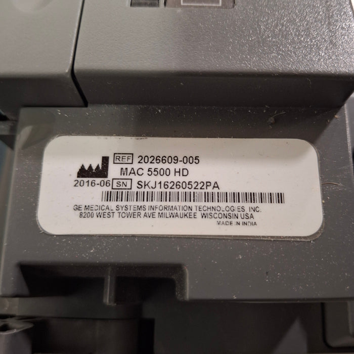 GE Healthcare GE Healthcare MAC 5500 HD ECG with CAM Module Cardiology reLink Medical
