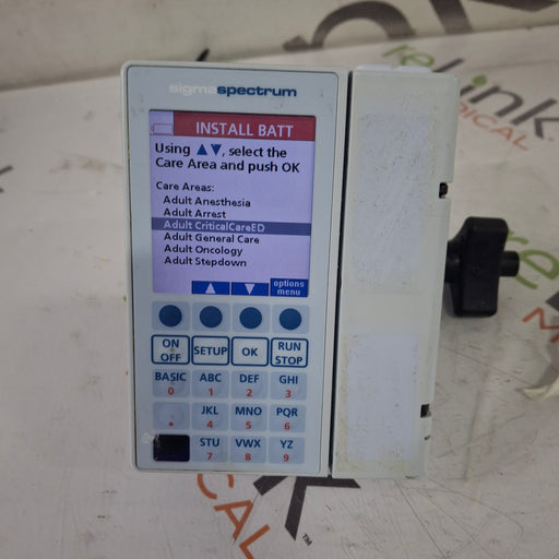 Baxter Baxter Sigma Spectrum 8.01.00 w/o Battery Infusion Pump Infusion Pump reLink Medical