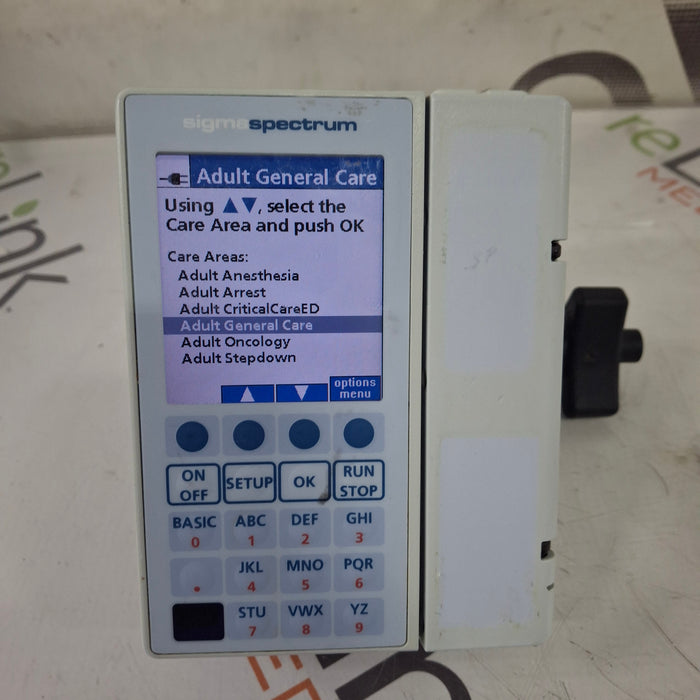 Baxter Baxter Sigma Spectrum 8.00.03 w/o Battery Infusion Pump Infusion Pump reLink Medical
