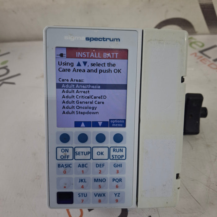 Baxter Sigma Spectrum 8.00.04 w/o Battery Infusion Pump