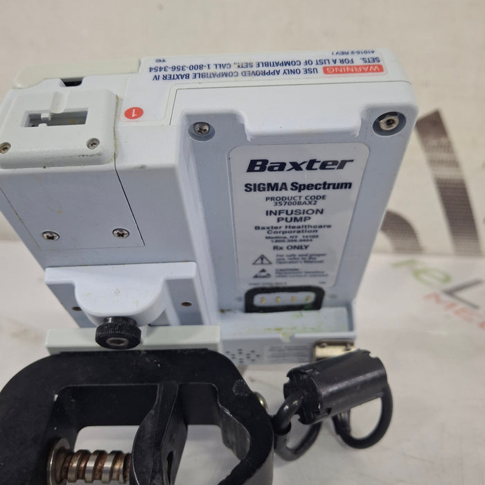 Baxter Sigma Spectrum 8.00.04 w/o Battery Infusion Pump