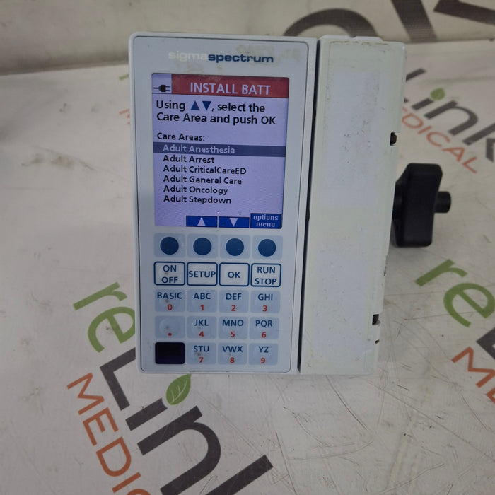 Baxter Baxter Sigma Spectrum 8.00.05 w/o Battery Infusion Pump Infusion Pump reLink Medical