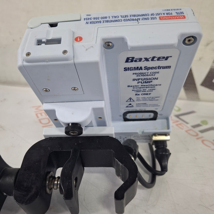 Baxter Baxter Sigma Spectrum 8.00.05 w/o Battery Infusion Pump Infusion Pump reLink Medical