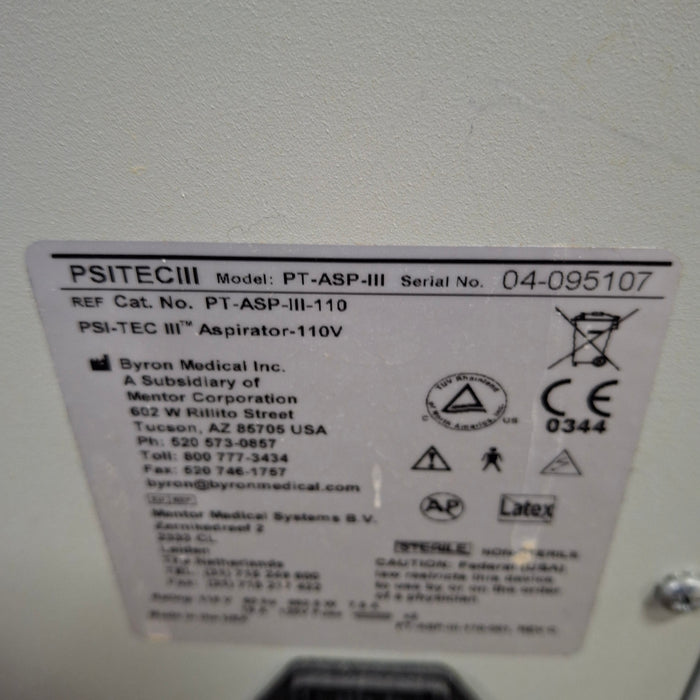 Byron Medical, Inc. Byron Medical, Inc. Medical PSI-TEC III Peristaltic Infiltrator Surgical Equipment reLink Medical