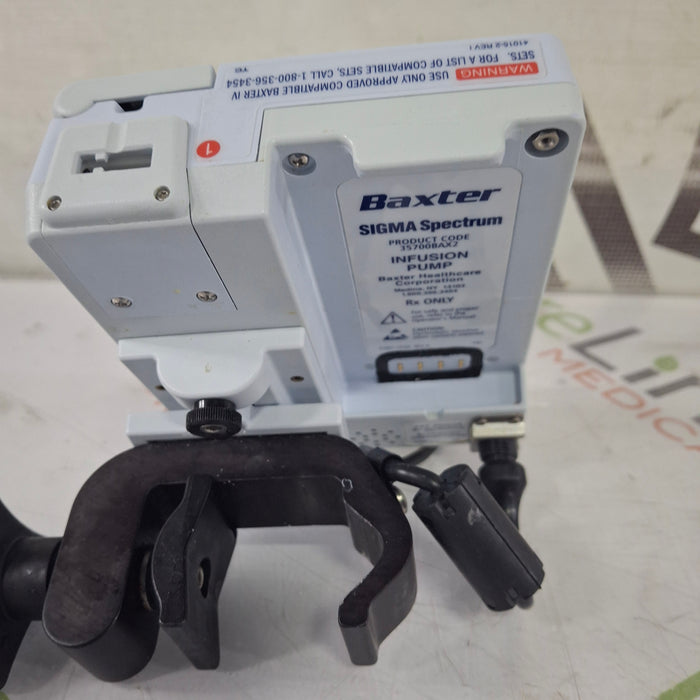 Baxter Baxter Sigma Spectrum 8.01.00 w/o Battery Infusion Pump Infusion Pump reLink Medical