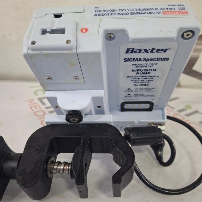 Baxter Baxter Sigma Spectrum 8.00.03 w/o Battery Infusion Pump Infusion Pump reLink Medical