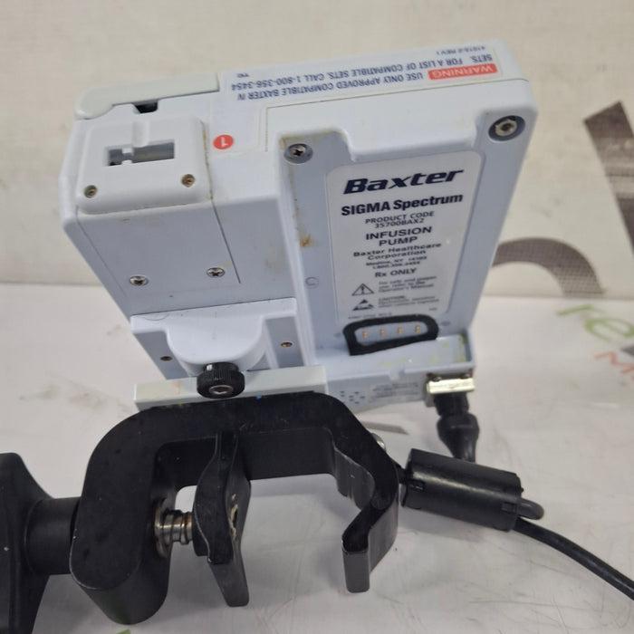Baxter Sigma Spectrum 8.00.04 w/o Battery Infusion Pump