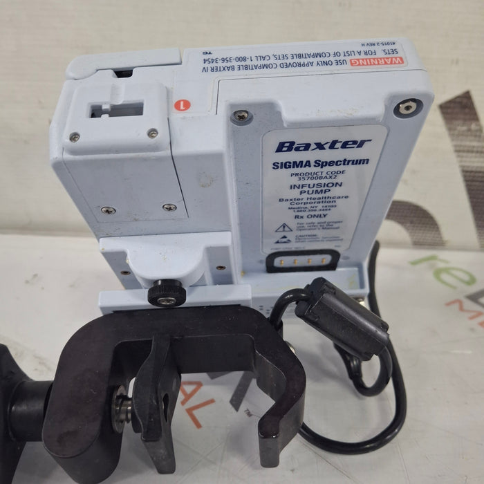 Baxter Baxter Sigma Spectrum 8.00.03 w/o Battery Infusion Pump Infusion Pump reLink Medical