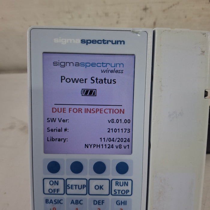Baxter Baxter Sigma Spectrum 8.01.00 w/o Battery Infusion Pump Infusion Pump reLink Medical