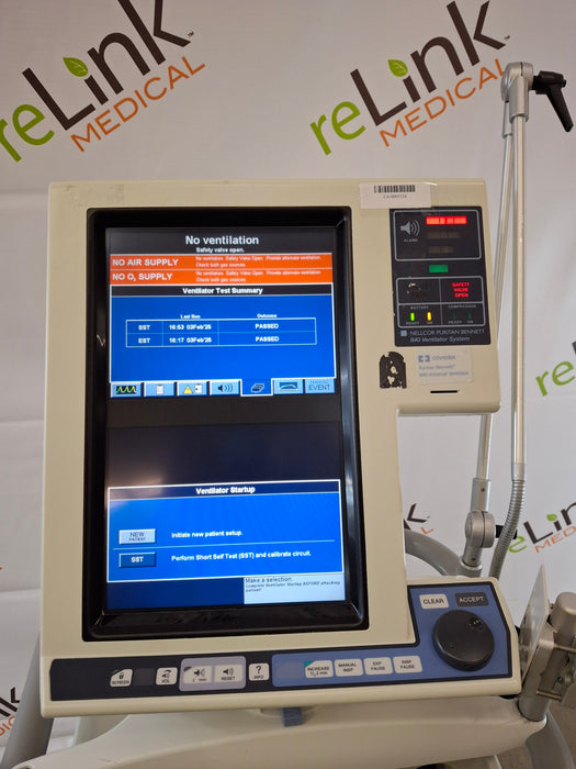 Puritan Bennett Puritan Bennett 840 Ventilator Respiratory reLink Medical