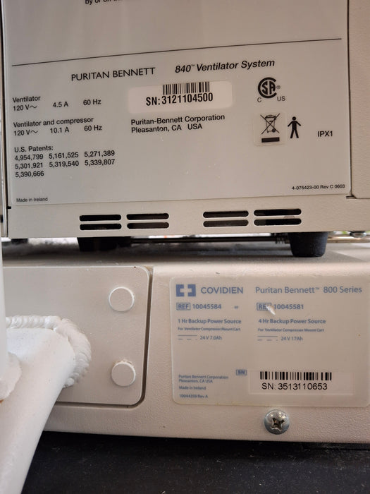 Puritan Bennett Puritan Bennett 840 Ventilator Respiratory reLink Medical