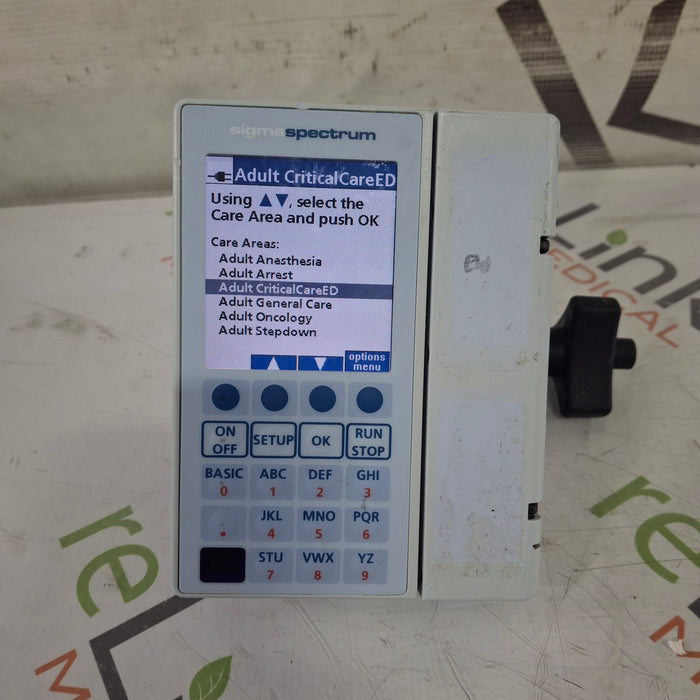 Baxter Sigma Spectrum 8.00.05 w/o Battery Infusion Pump