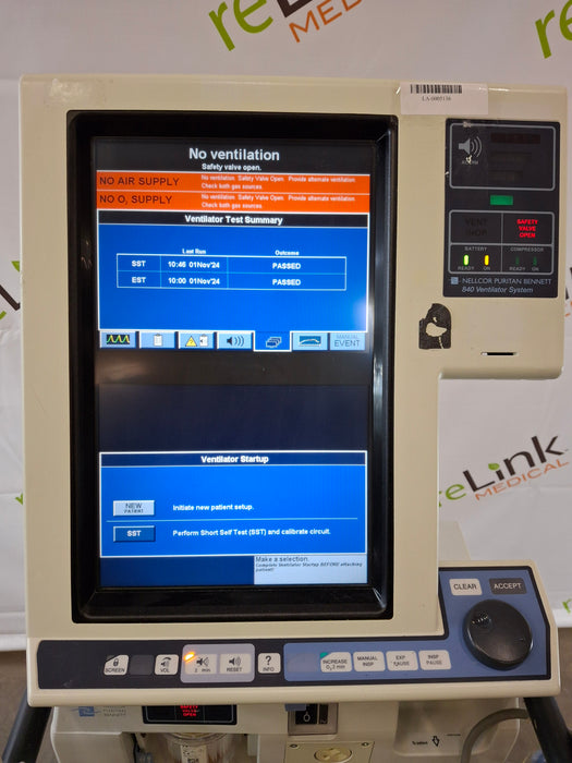 Puritan Bennett Puritan Bennett 840 Ventilator Respiratory reLink Medical