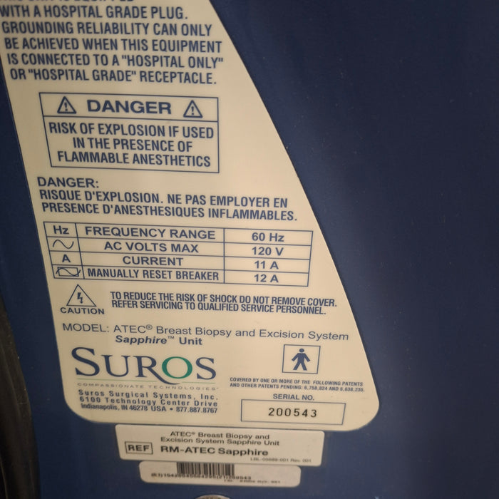 Hologic, Inc. Hologic, Inc. Atec Sapphire breast biopsy machine X-Ray Equipment reLink Medical